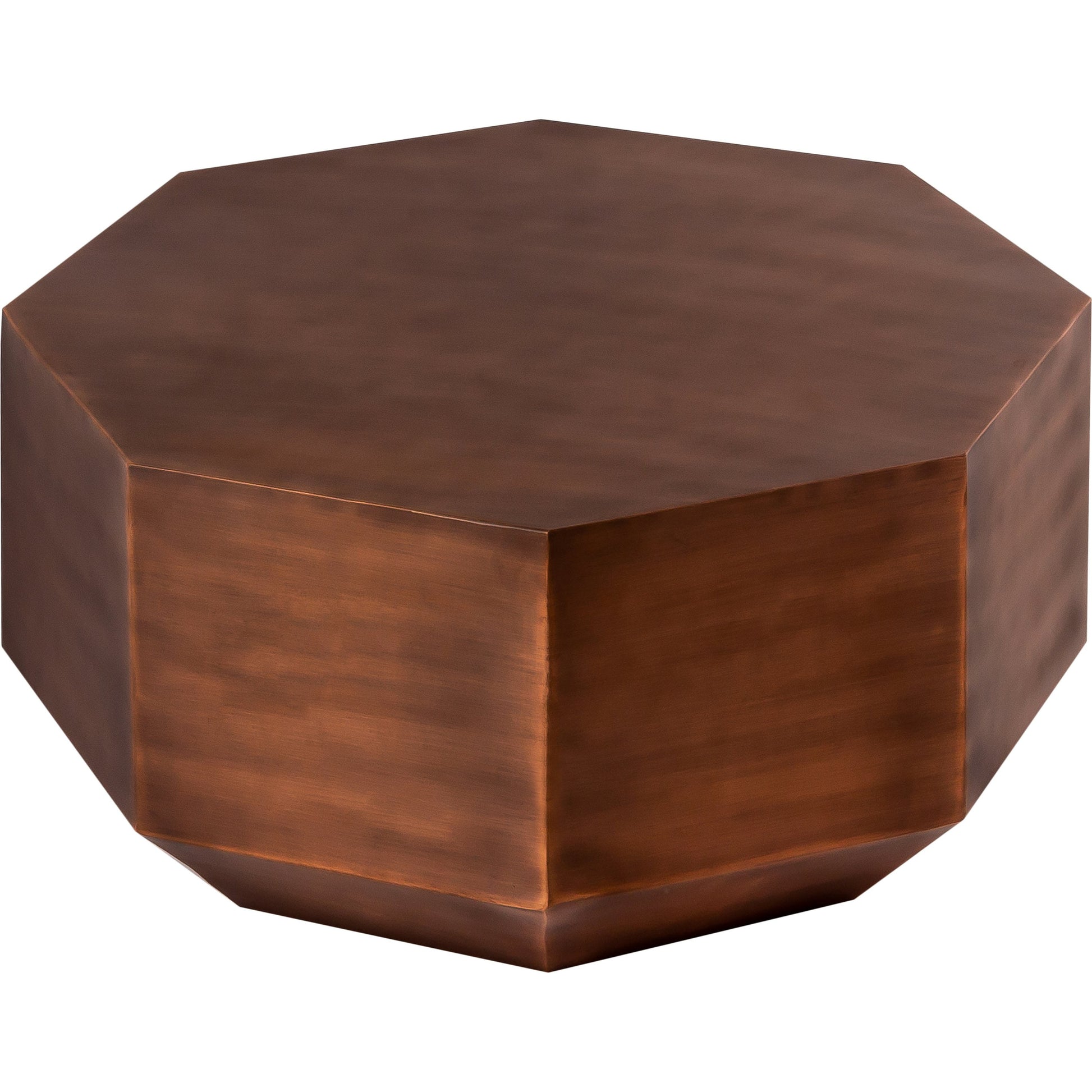 Dorian Coffee Table by Pasargad Home in copper. Made from iron in a eclectic & global style.