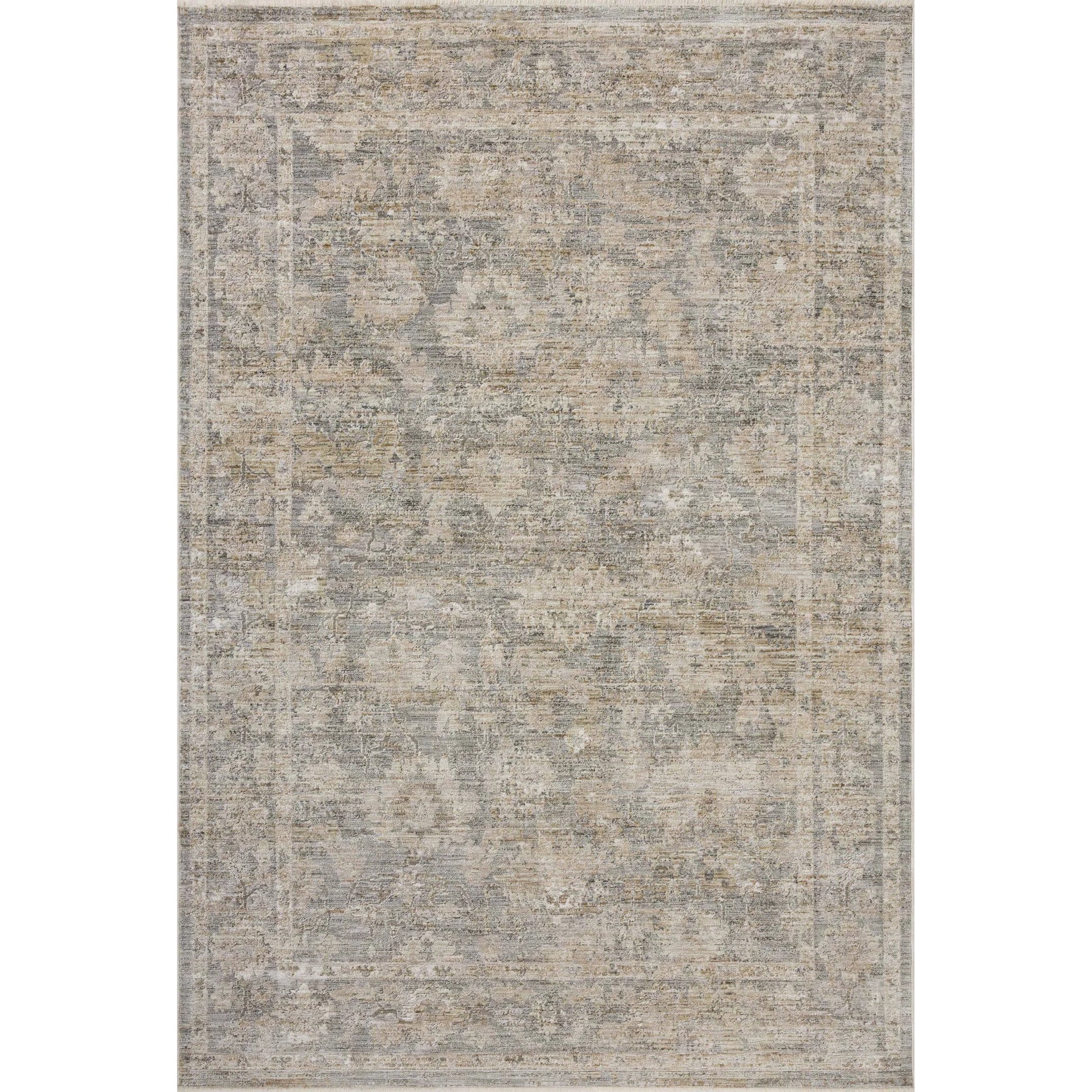Tabitha TAI-04 Rug by Loloi in slate, natural. Made from 100% polyester in a unique style.