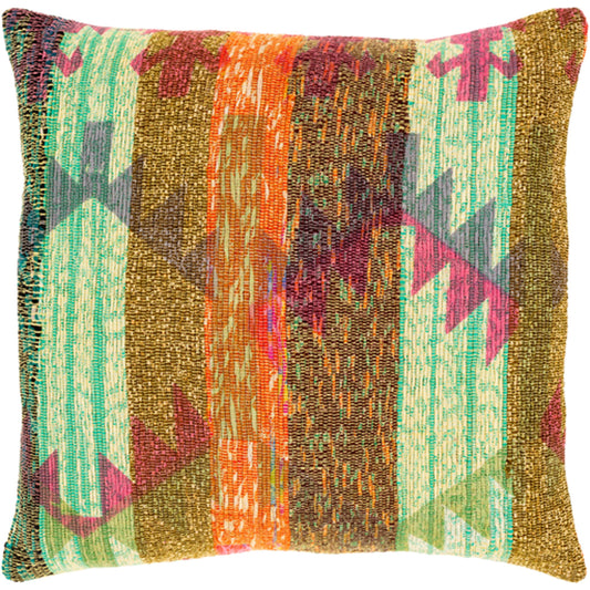 Thames Pillow - 33541 by Surya. Made from front: 100% recycled fabric, back: 100% cotton in a modern style.