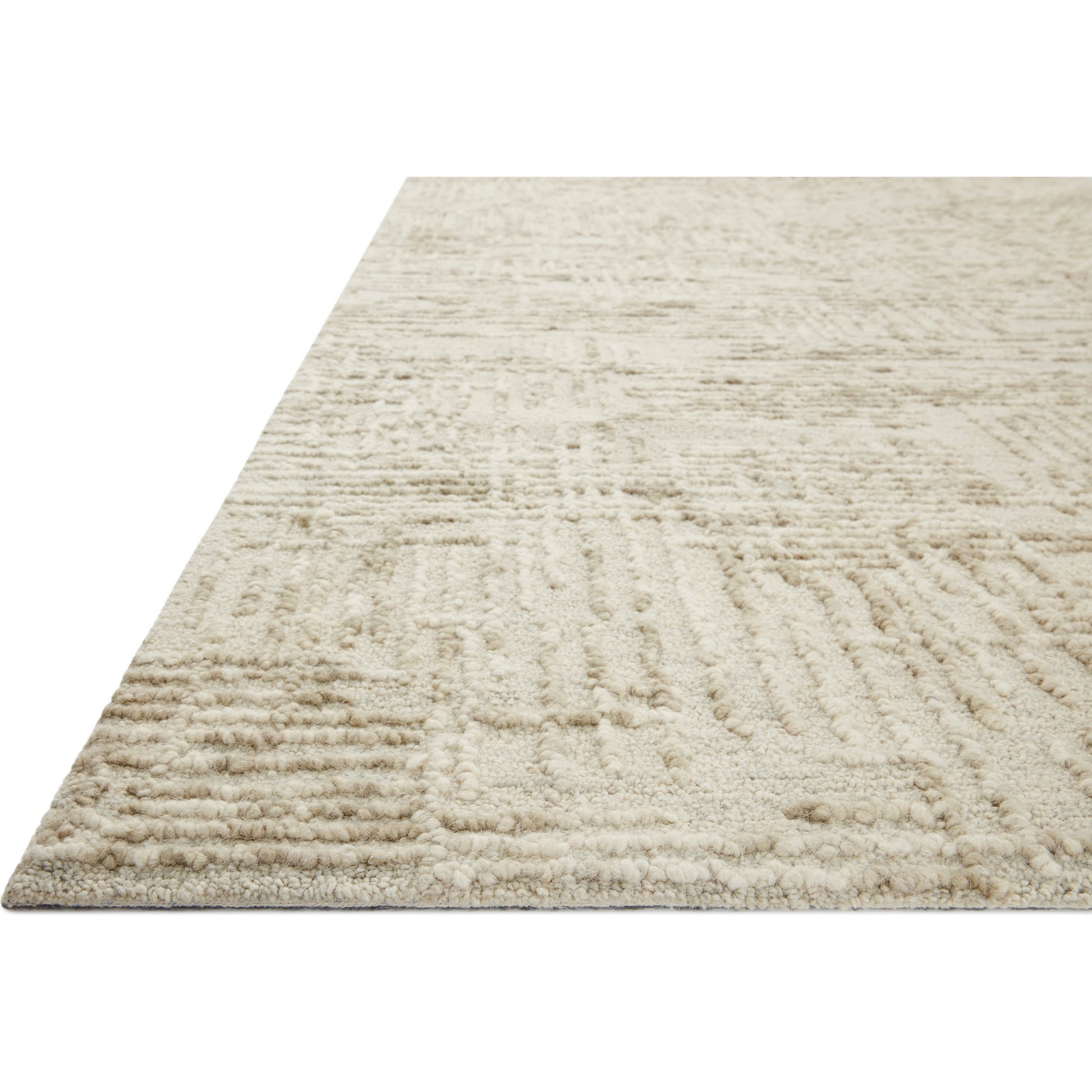Tallulah TLL-01 Rug by Loloi in natural, sage. Made from 100% wool in a unique style.