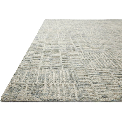 Tallulah TLL-03 Rug by Loloi in sky, ivory. Made from 100% wool in a unique style.
