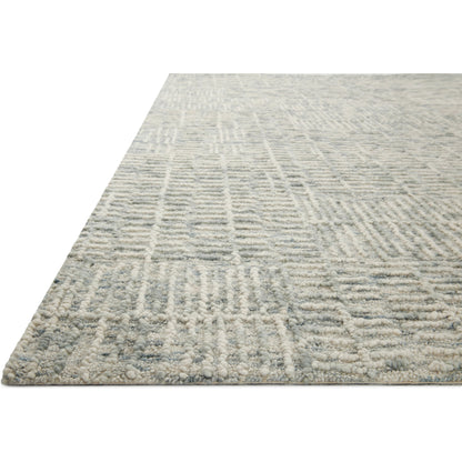 Tallulah TLL-03 Rug by Loloi in sky, ivory. Made from 100% wool in a unique style.