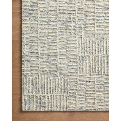 Tallulah TLL-03 Rug by Loloi in sky, ivory. Made from 100% wool in a unique style.
