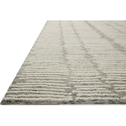 Tallulah TLL-04 Rug by Loloi in stone, ivory. Made from 100% wool in a unique style.