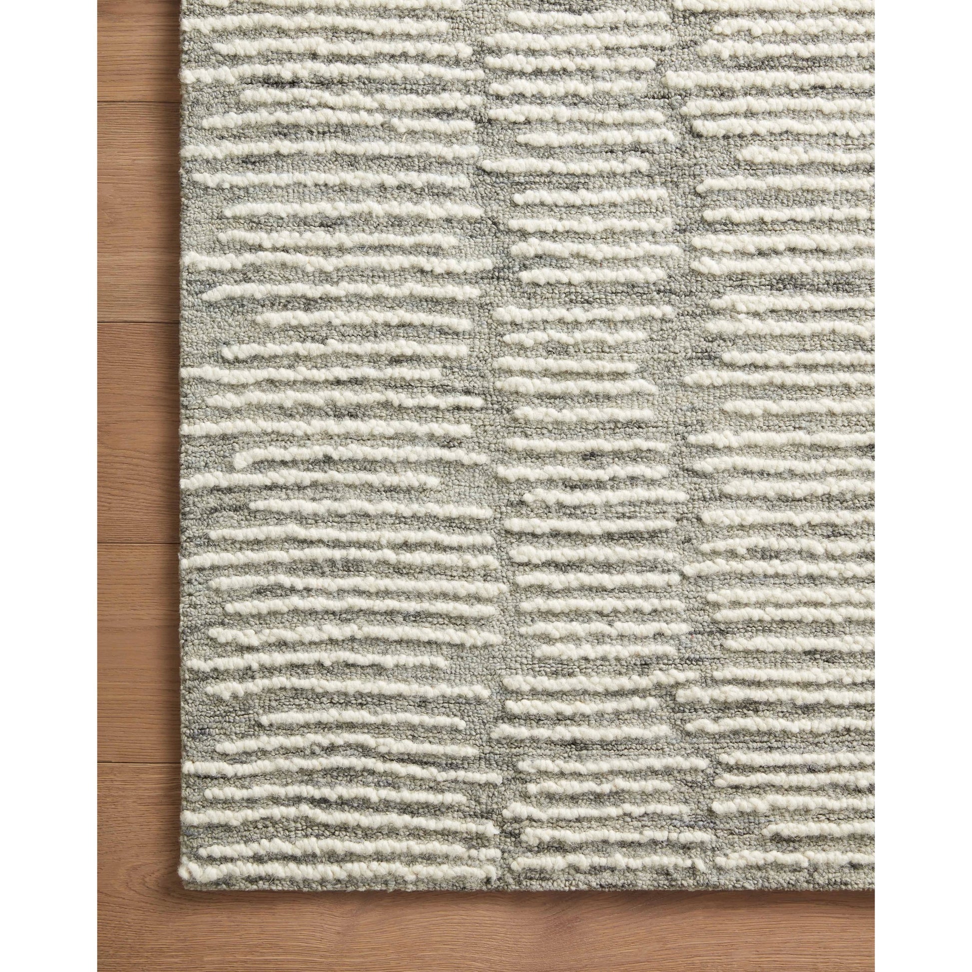 Tallulah TLL-04 Rug by Loloi in stone, ivory. Made from 100% wool in a unique style.