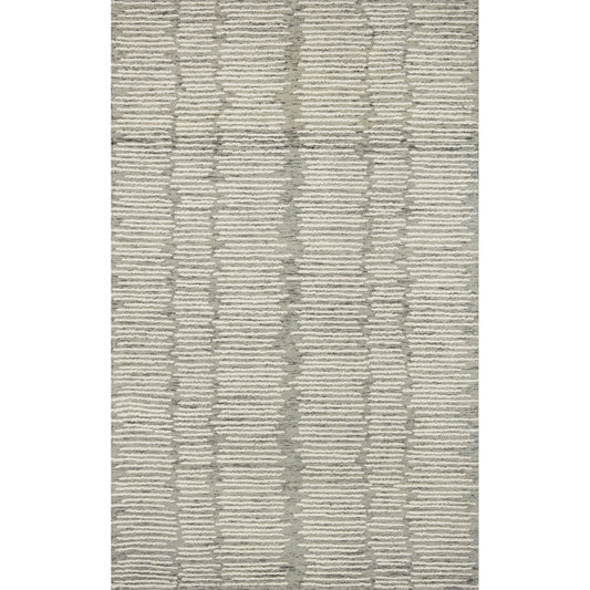 Tallulah TLL-04 Rug by Loloi in stone, ivory. Made from 100% wool in a unique style.
