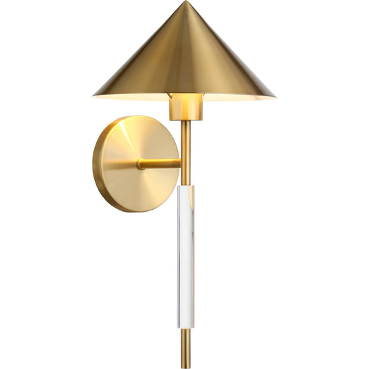 Talon Sconce by Worlds Away. Made from acrylic, brass in a modern style.
