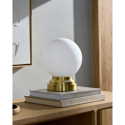 Tamsin Accent Table Lamp - 538436 by Livabliss. Made from iron, glass in a modern style.