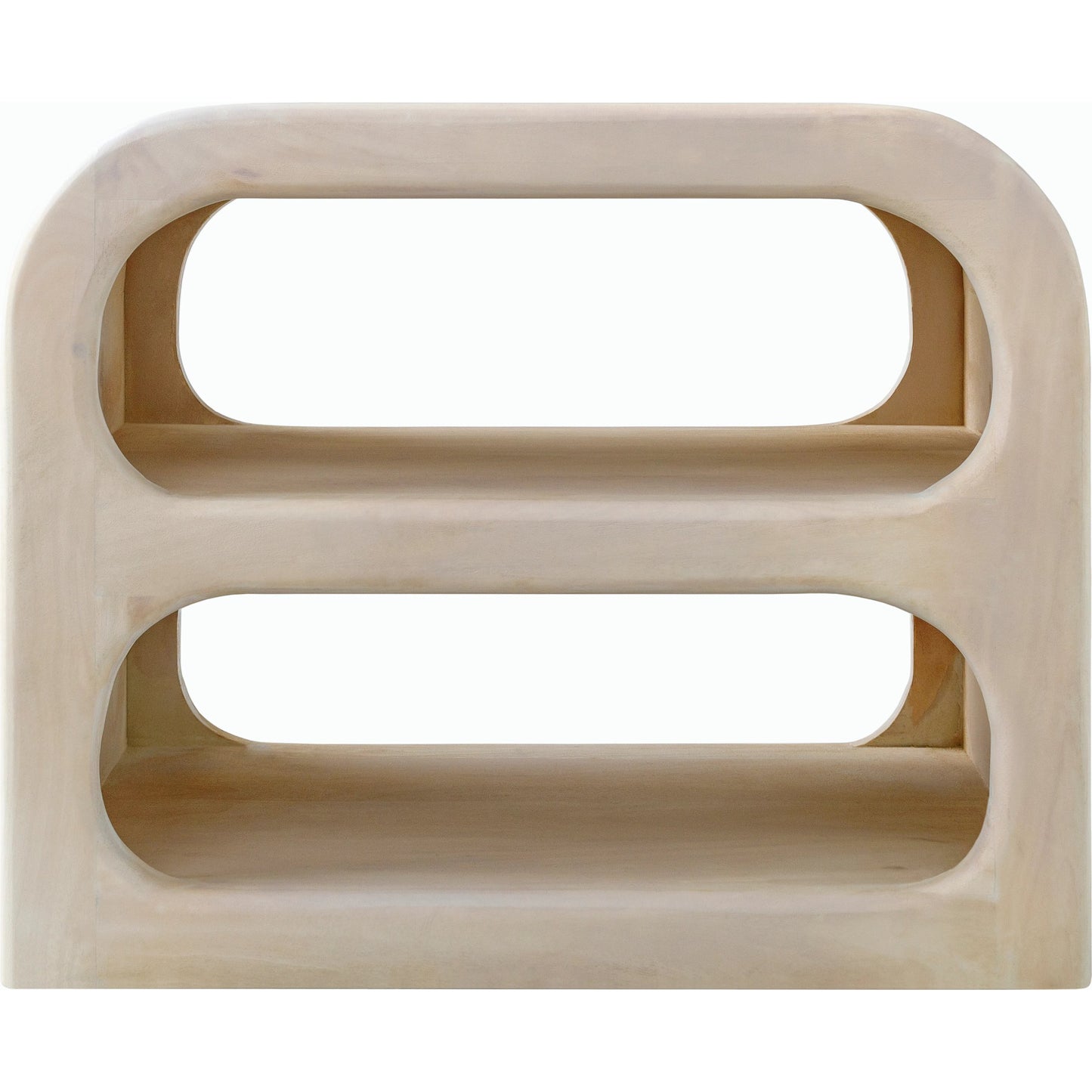 002 SI-2133378 | Closeup | Tana End Table - 531975 by Surya in ivory and wood finish. Made from mango wood in a modern style.