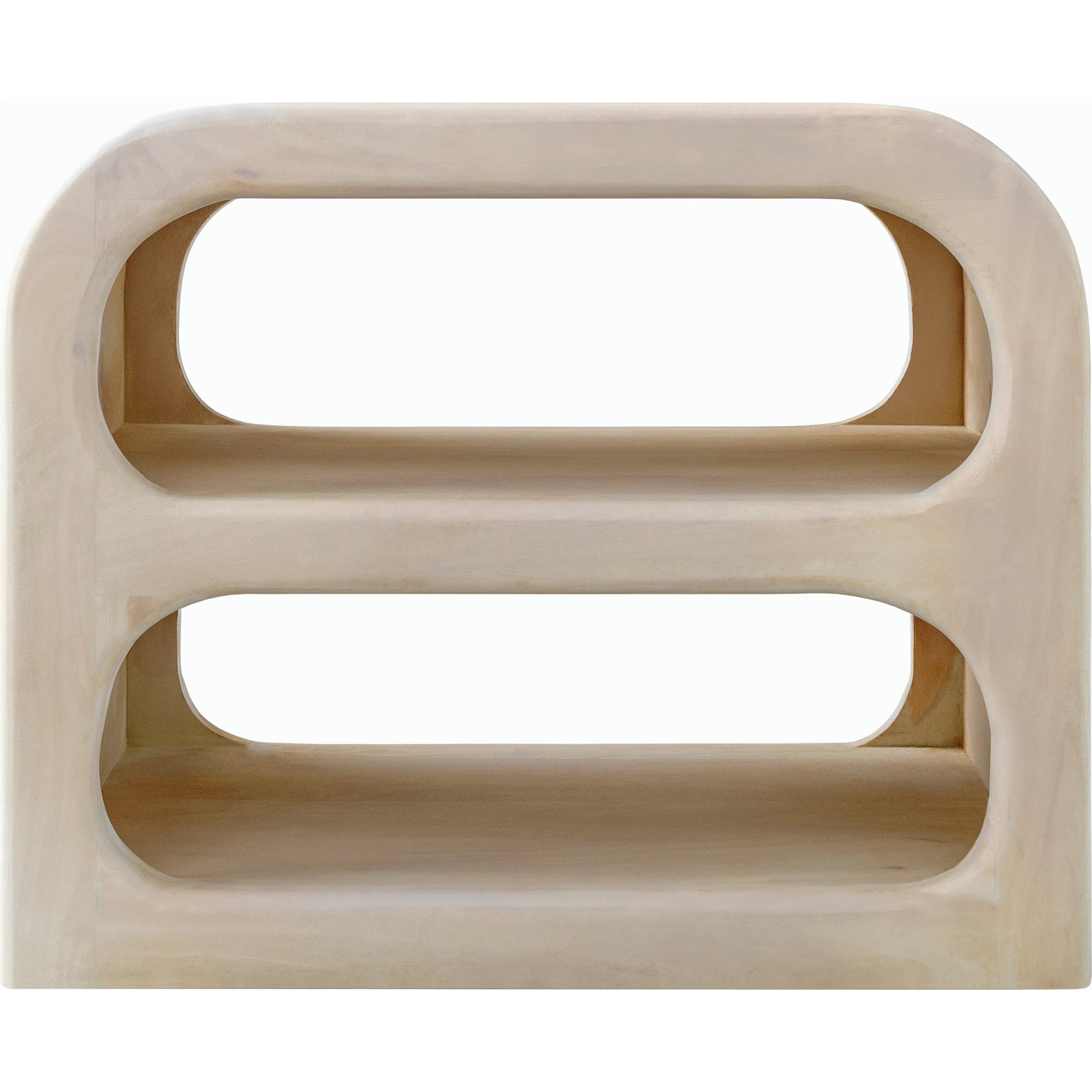 Tana End Table - 531975 by Surya in ivory and wood finish. Made from mango wood in a modern style.