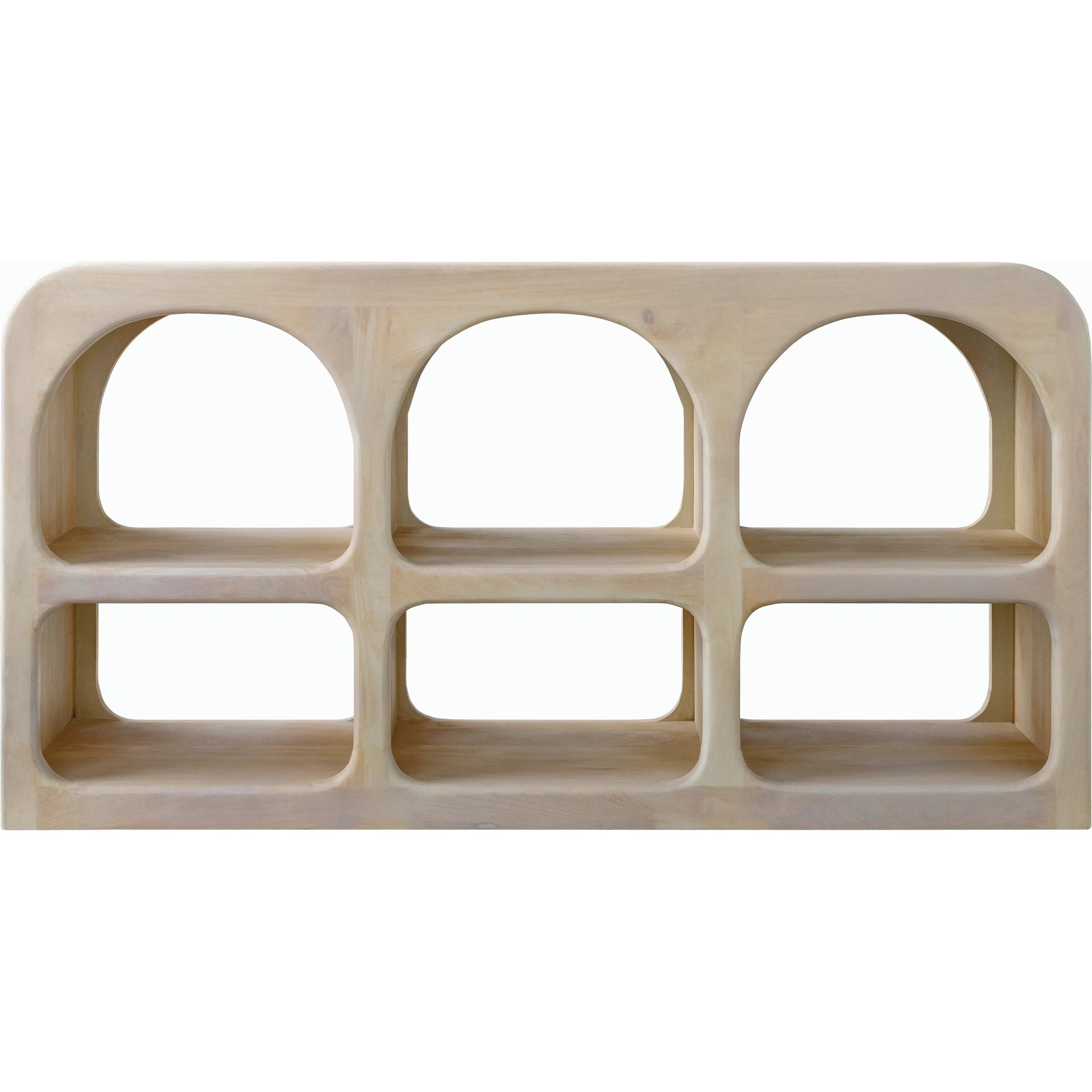Tana Console Table - 531969 by Surya in ivory and wood finish. Made from mango wood in a modern style.