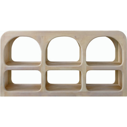 Tana Console Table - 531969 by Surya in ivory and wood finish. Made from mango wood in a modern style.
