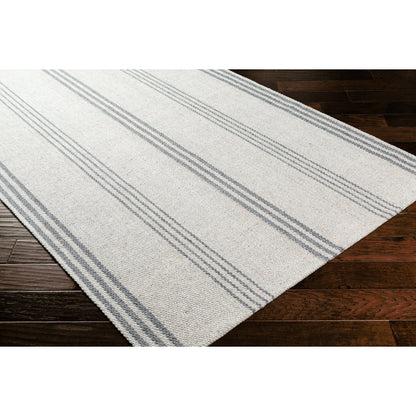 Tartan Rug - 27253 by Livabliss in oatmeal, light gray, gray. Made from 50% viscose, 50% wool in a unique style.