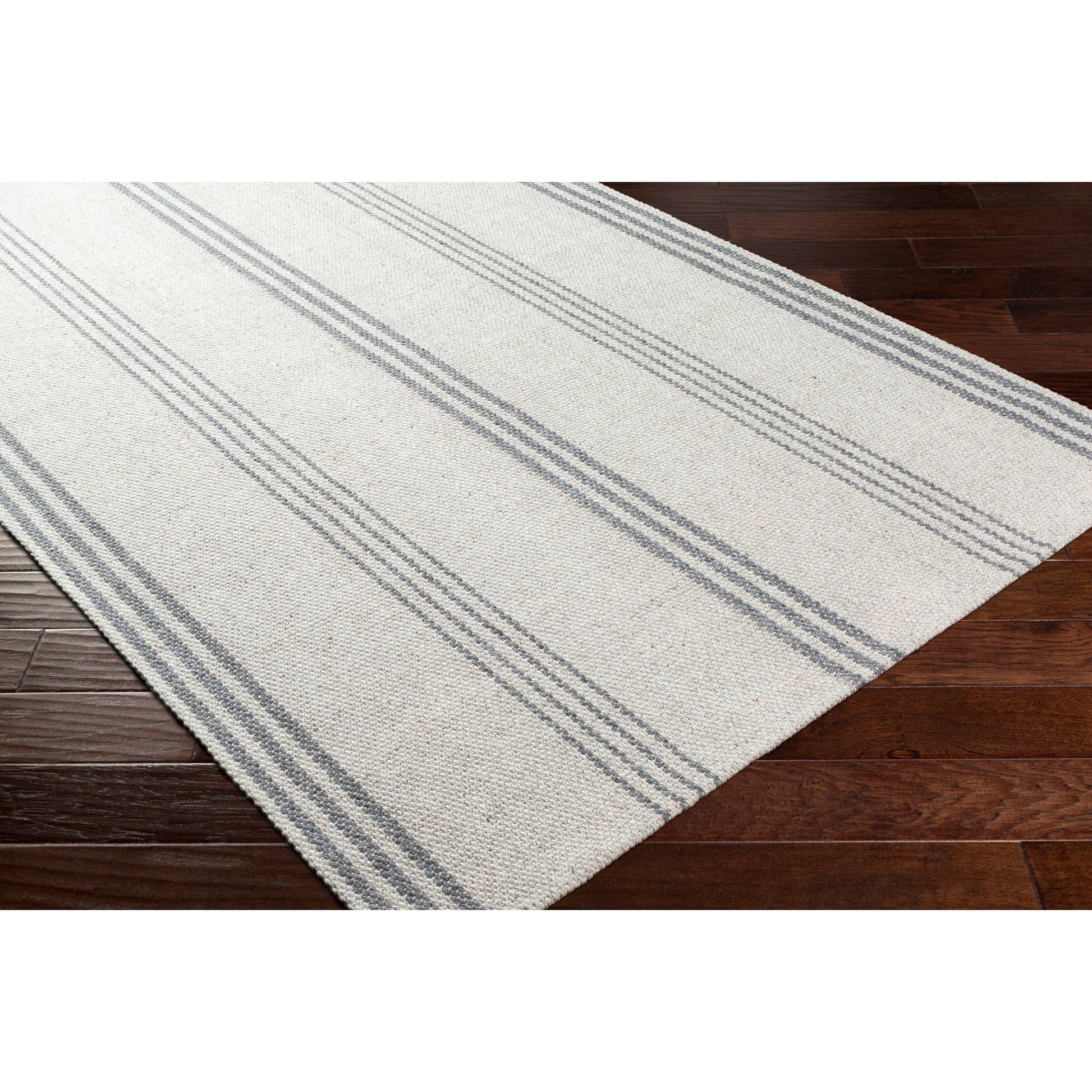 Tartan Rug - 27253 by Livabliss in oatmeal, light gray, gray. Made from 50% viscose, 50% wool in a unique style.