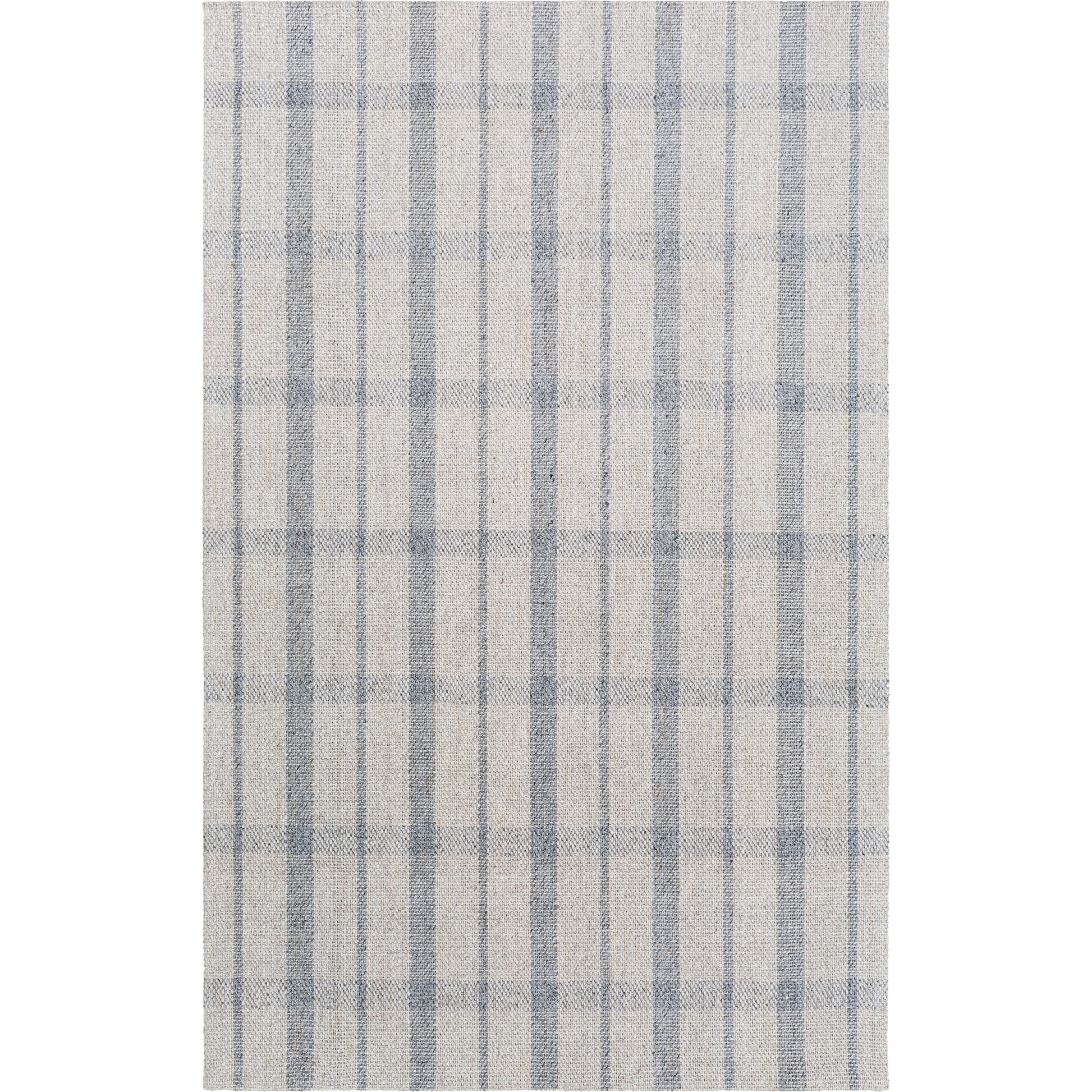 Tartan Rug - 27255 by Livabliss in oatmeal, light gray, gray. Made from 50% viscose, 50% wool in a unique style.