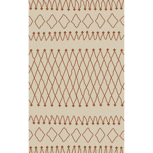Tasman Rug - 1618 by Surya in beige, rust. Made from 100% new zealand wool in a unique style.