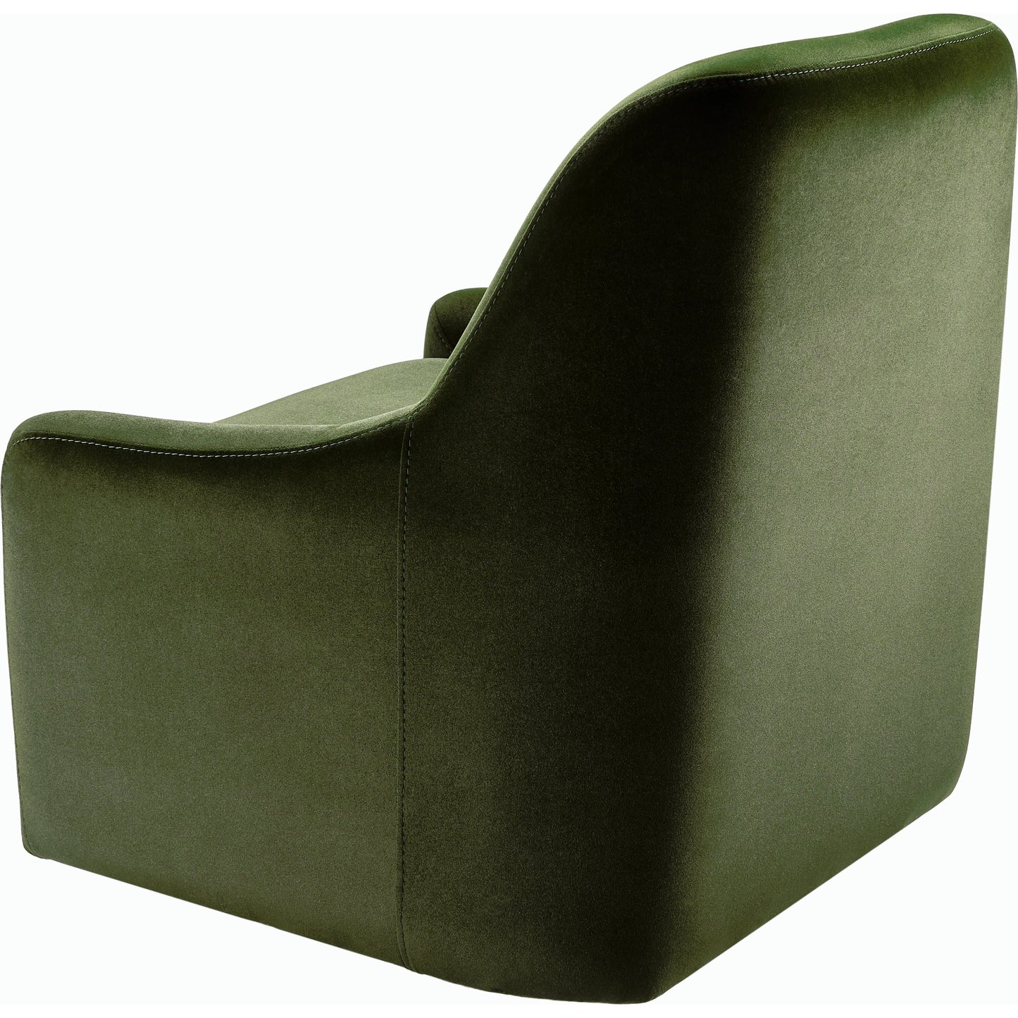 003 SI-2053483 | Additional Silo | Tasa Armchair by Surya in green, dark green and wood finish. Made from upholstery: faux suede, base: beech wood, fill: 100% polyurethane foam in a modern style.