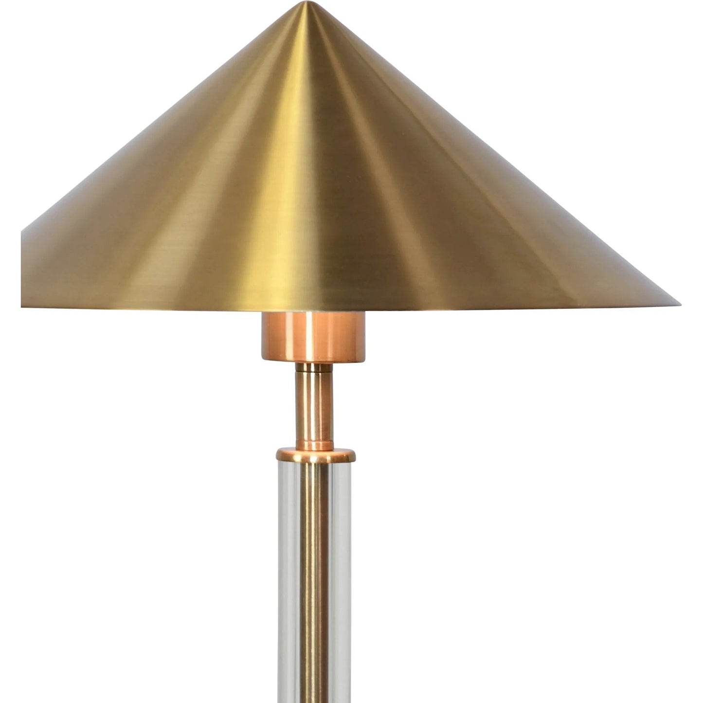 000 SI-2252814 | Closeup | Tate Table Lamp by Worlds Away. Made from acrylic, brass in a modern style.