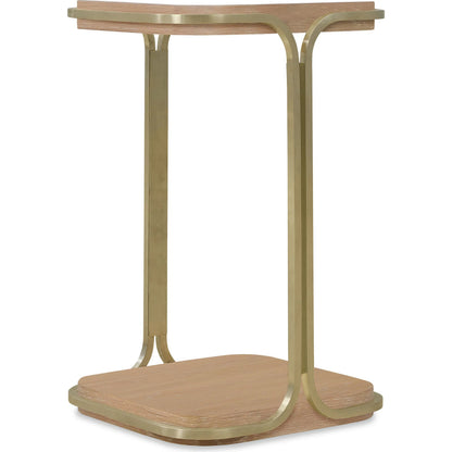 Banyon Bay Accent Table by Hooker Furniture in light wood. Made from unique in a transitional style.