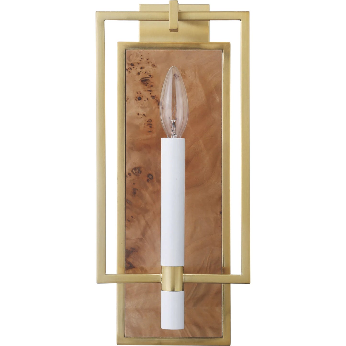 003 SI-2252815 | Additional Silo | Taurus Candlestick Sconce by Worlds Away. Made from wood, brass in a modern style.