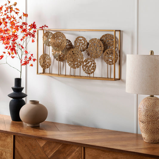 Tamba - 30912 by Surya in copper and antiquedhand painted. Made from metal in a transitional style.