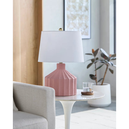 Tibida 556599 Lighting by Surya in paintedplated. Made from ceramic, linen, plastic, iron in a modern style.