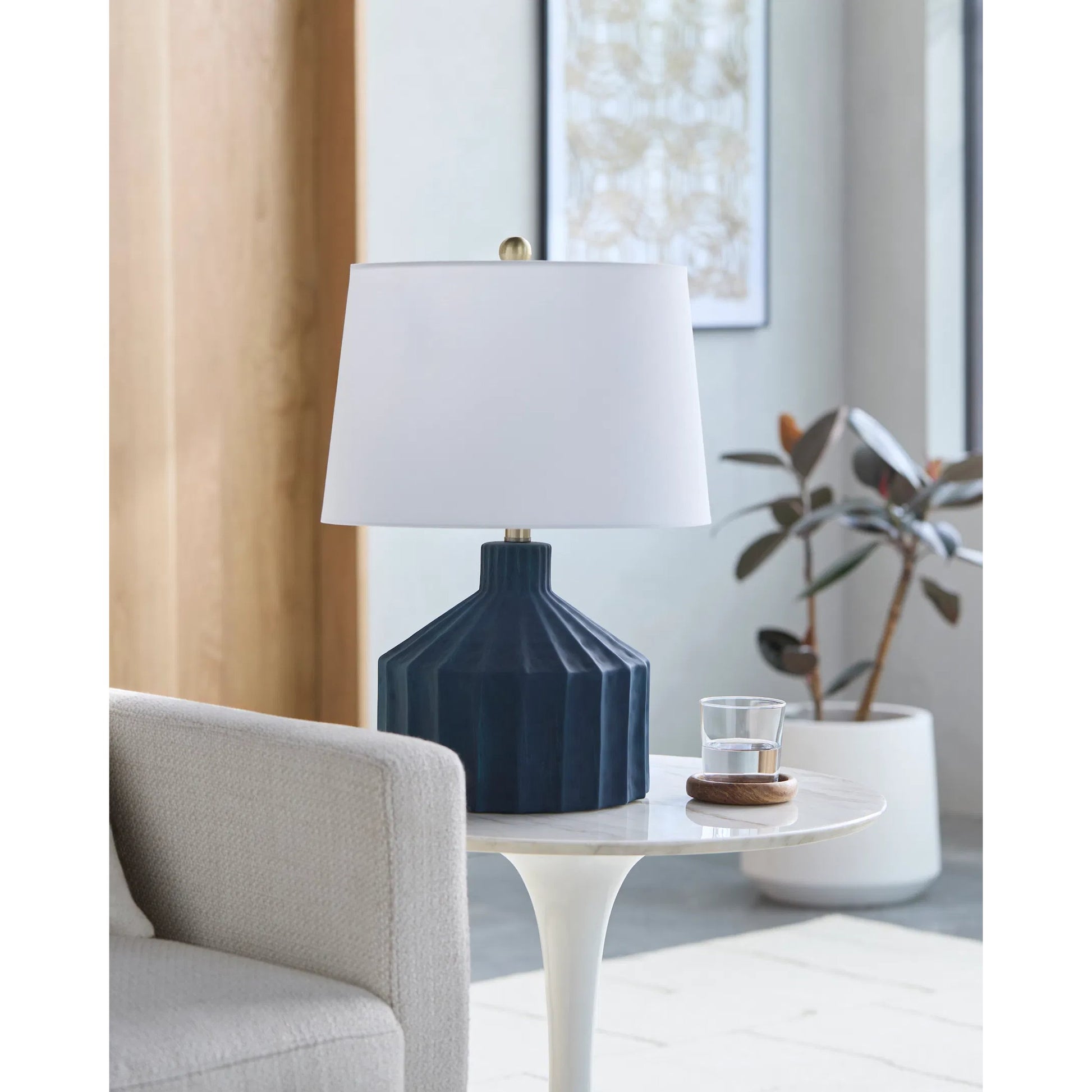 Tibida 556599 Lighting by Surya in paintedplated. Made from ceramic, linen, plastic, iron in a modern style.
