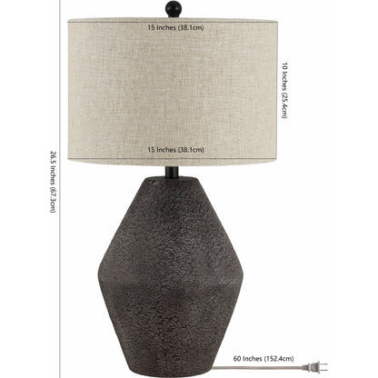Kickapoo Table Lamp by HedgeApple Essentials in brown. Made from 100% cotton polyester in a modern style.
