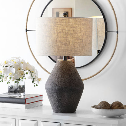 Kickapoo Table Lamp by HedgeApple Essentials in brown. Made from 100% cotton polyester in a modern style.