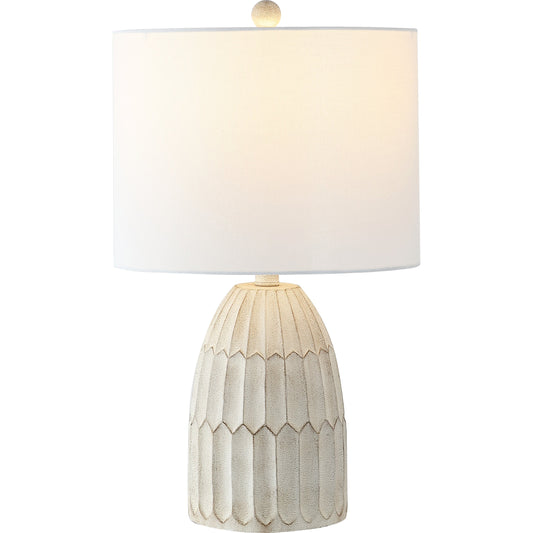 Pickens Table Lamp by HedgeApple Essentials in white. Made from unique in a cottage & farmhouse style.