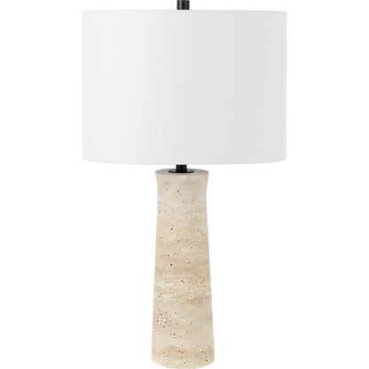 Mathews Travertine Table Lamp by HedgeApple Essentials. Made from unique in a modern style.