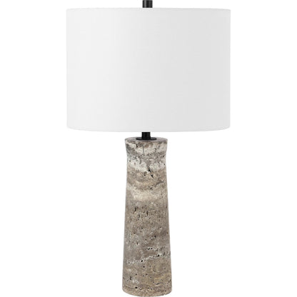 Mathews Travertine Table Lamp by HedgeApple Essentials. Made from unique in a modern style.