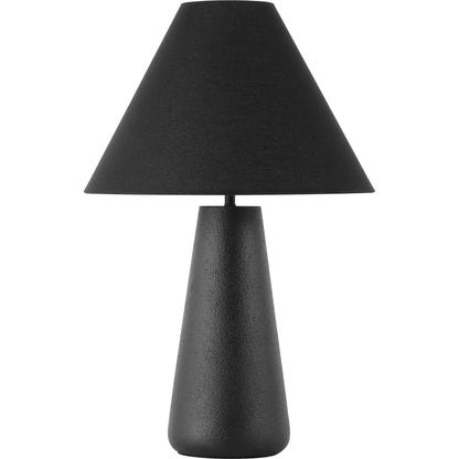 Allen Table Lamp by HedgeApple Essentials in black. Made from resin, 100% cotton in a modern style.