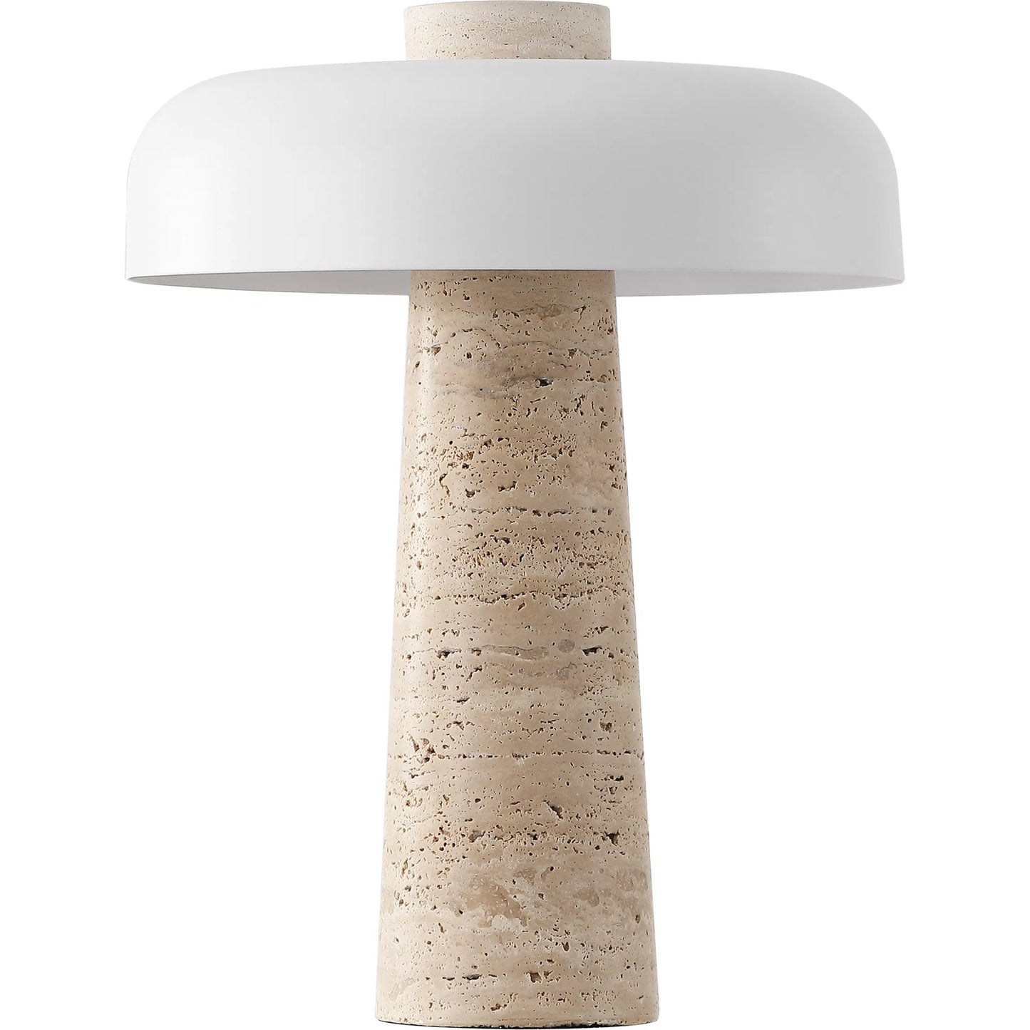000 SI-2630263 | Primary Silo | Rincon Table Lamp by HedgeApple Essentials in natural, off white. Made from stone, iron in a unique style.