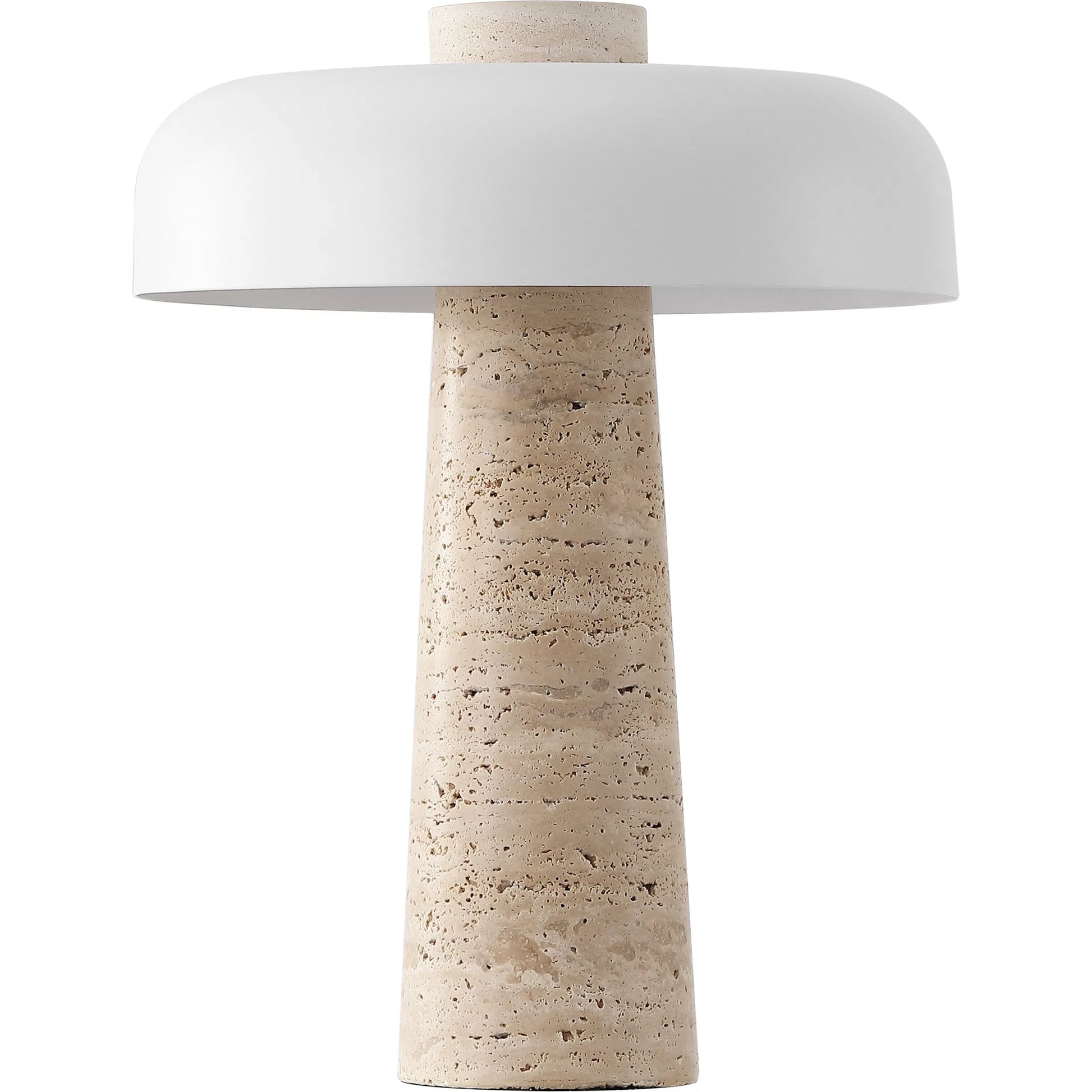 Rincon Table Lamp by HedgeApple Essentials in natural, off white. Made from stone, iron in a unique style.