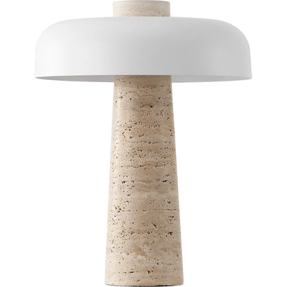 Rincon Table Lamp by HedgeApple Essentials in natural, off white. Made from stone, iron in a unique style.