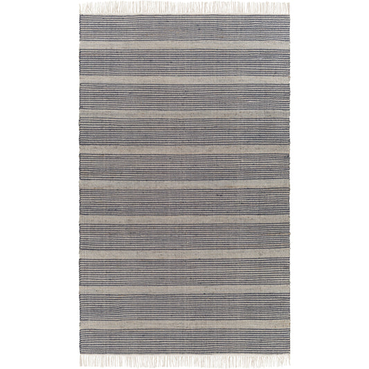 Trabzon Rug - 30340 by Surya in navy, slate. Made from 60% jute, 40% wool in a unique style.