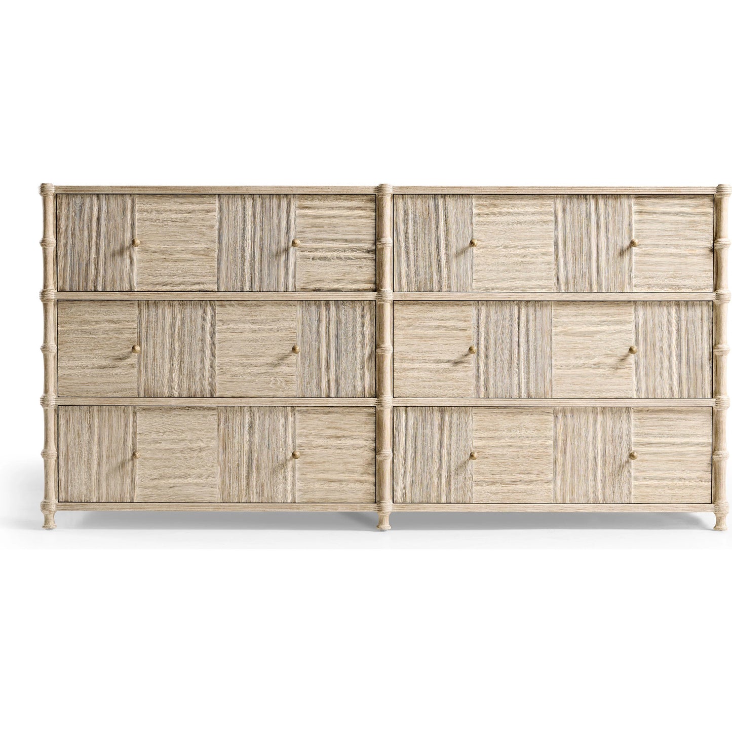 003 SI-2334493 | Additional Silo | Bywater Dresser by Jonathan Charles in beige and washed acacia. Made from oak, aluminum, acacia veneer, beech in a transitional style.