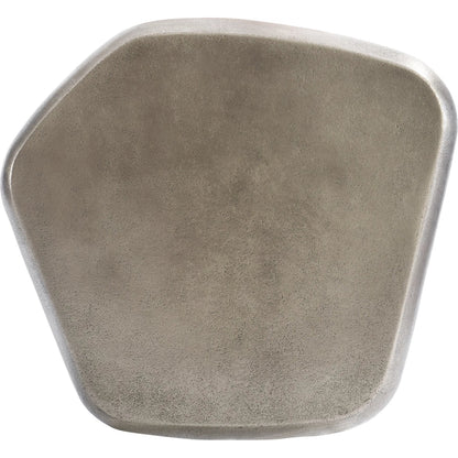 Clawson Cocktail Table by Bernhardt in graphite. Made from aluminum in a modern style.