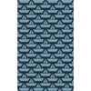 Dark Blue, Aqua / 5' x 7'6"