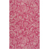 Pink, Cream / 2' x 3'