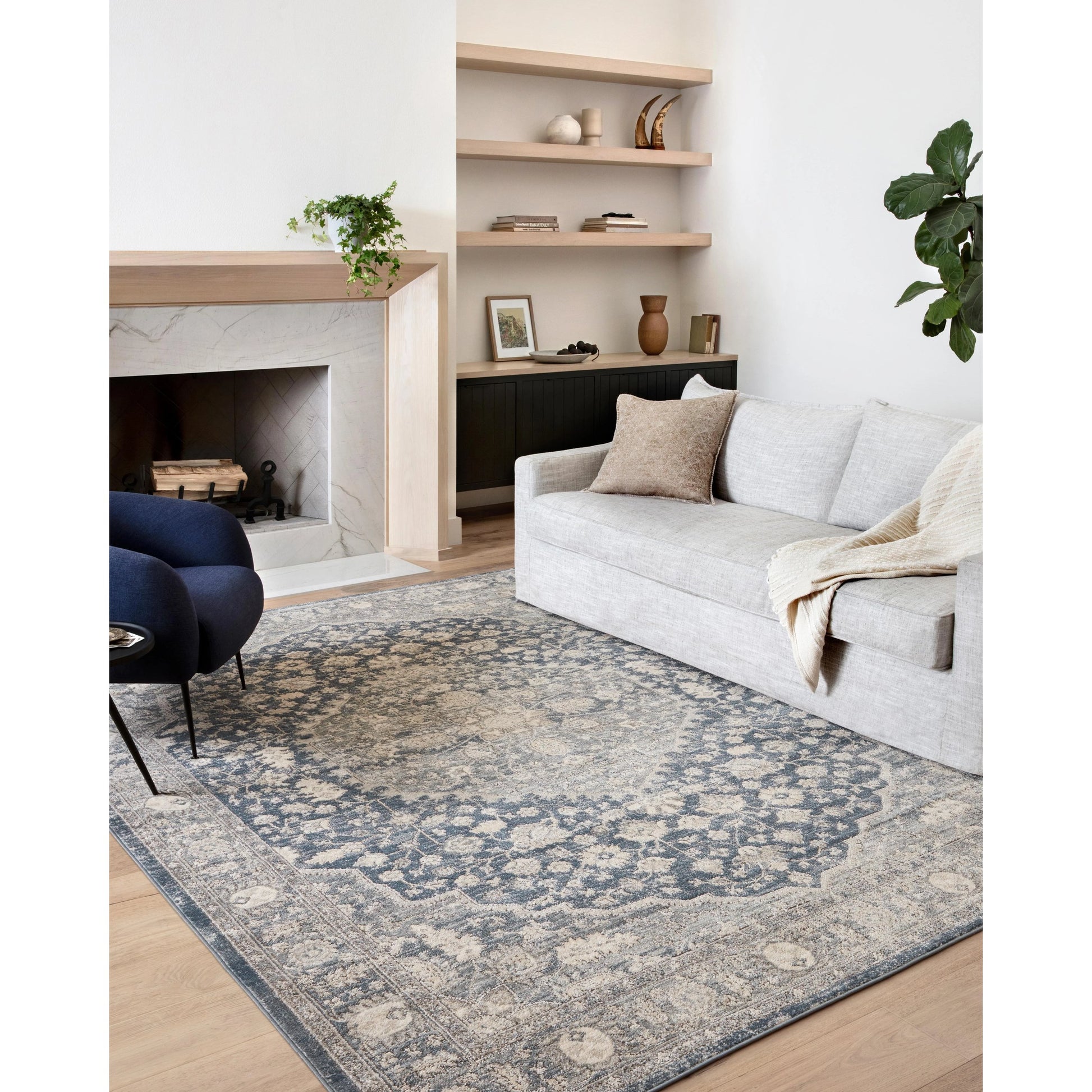 Teagan TEA-01 Rug by Loloi. Made from high pile: 100% polypropylene, short pile: 100% polyester in a unique style.
