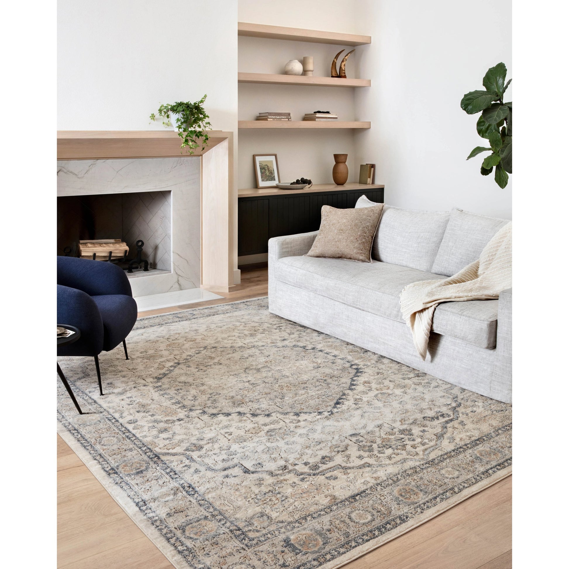 Teagan TEA-01 Rug by Loloi. Made from high pile: 100% polypropylene, short pile: 100% polyester in a unique style.