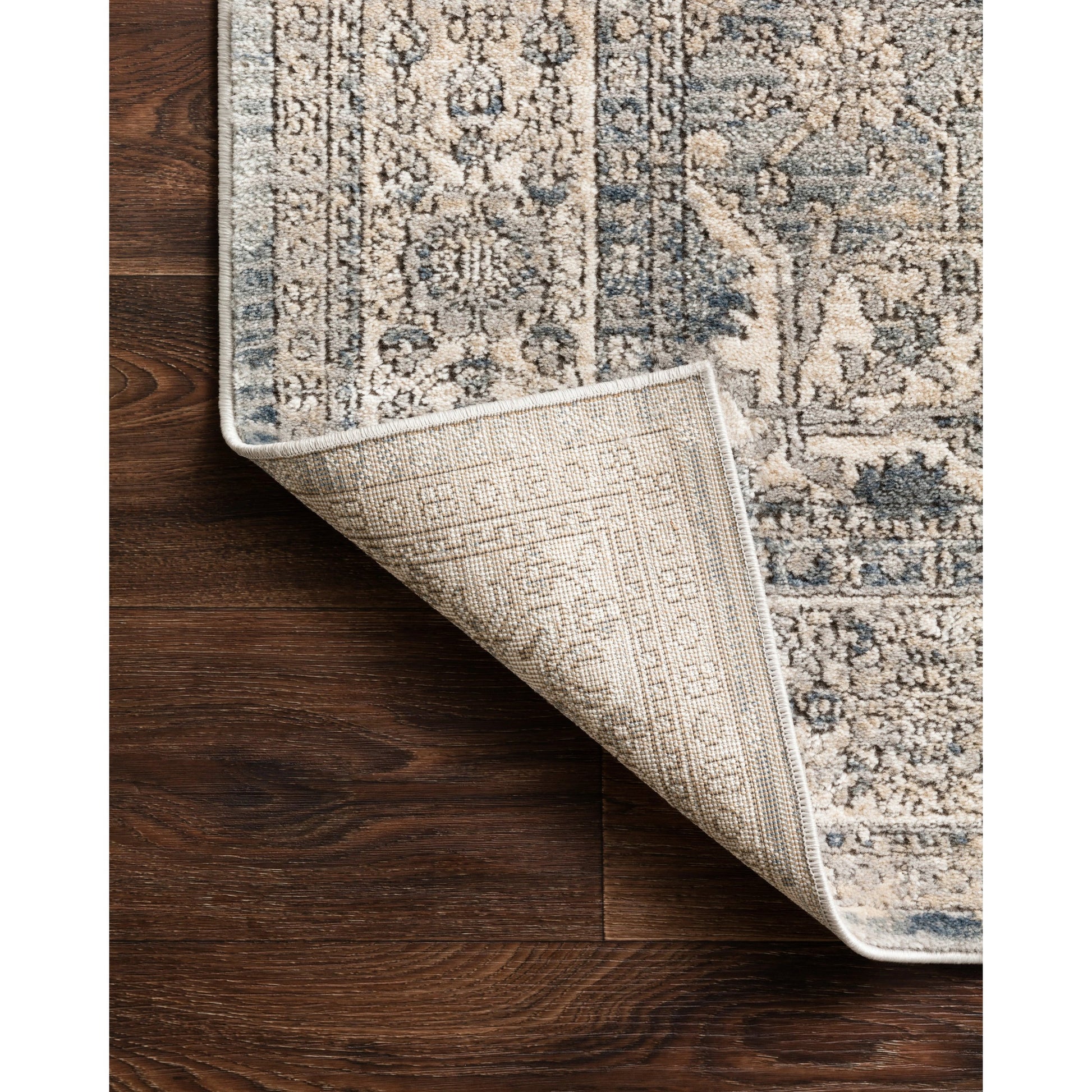Teagan TEA-04 Rug by Loloi in sky, natural. Made from high pile: 100% polypropylene, short pile: 100% polyester in a unique style.