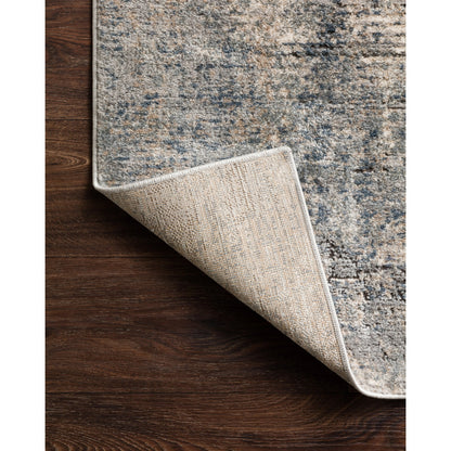 Teagan TEA-05 Rug by Loloi in denim, slate. Made from high pile: 100% polypropylene, short pile: 100% polyester in a unique style.