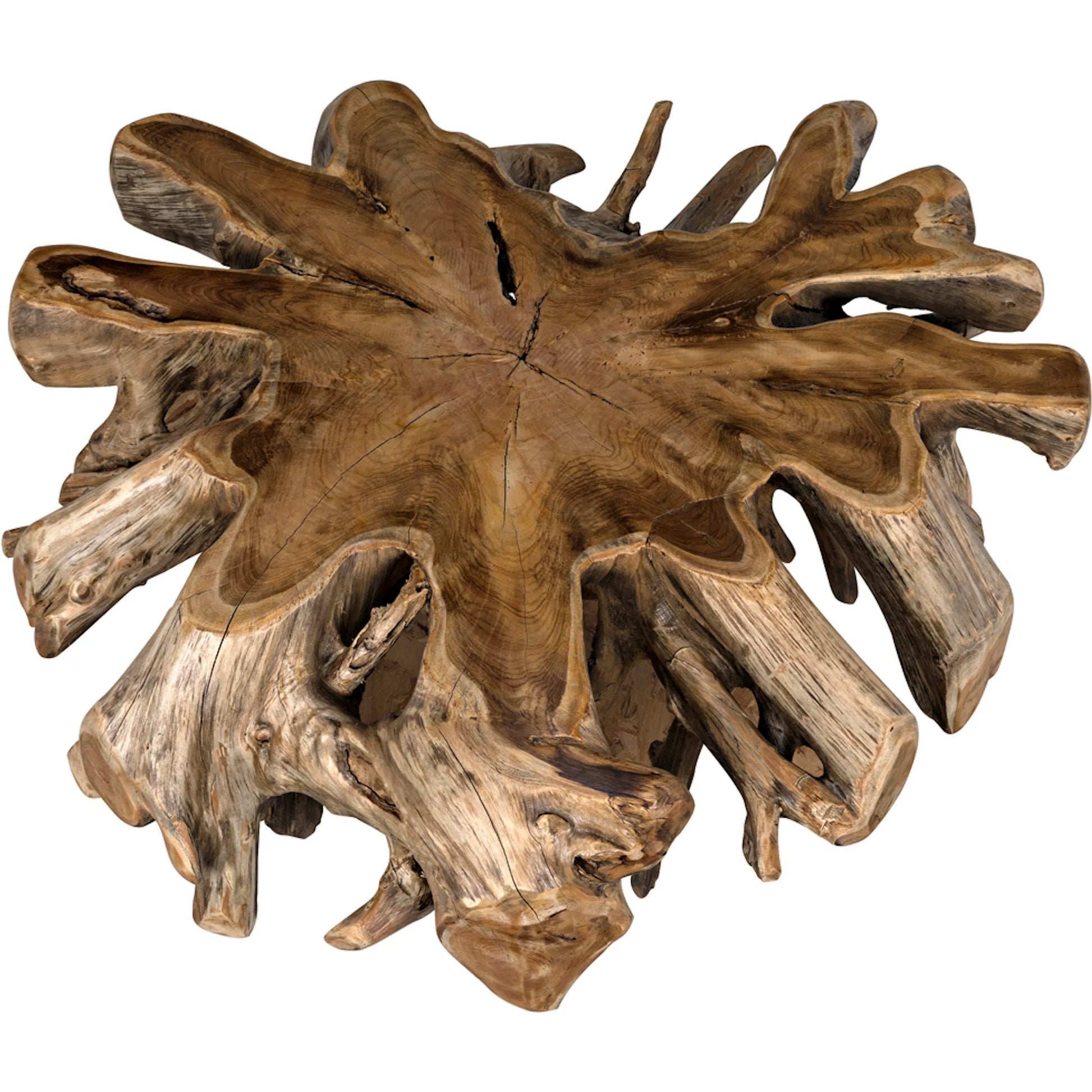 Teak Root Coffee Table by Noir in teak root. Made from teak root in a eclectic & global style.