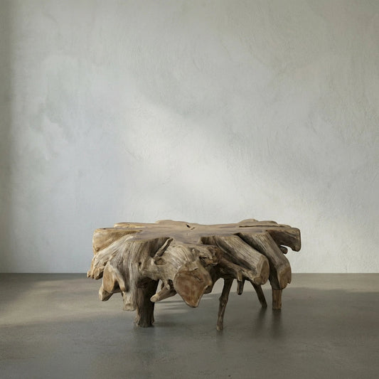 Teak Root Coffee Table by Noir in teak root. Made from teak root in a eclectic & global style.