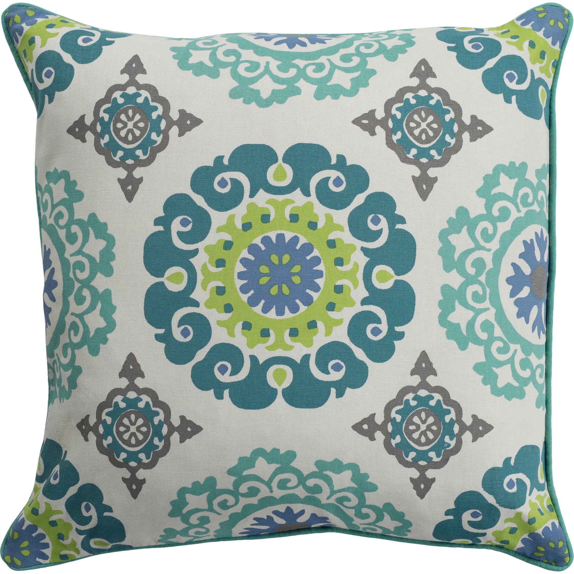 Technicolor Pillow - 28207 by Surya. Made from 100% cotton in a traditional style.