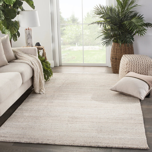 Trendier TEI04 Rug by Jaipur Living in gray, tan. Made from 60% wool 40% viscose in a unique style.