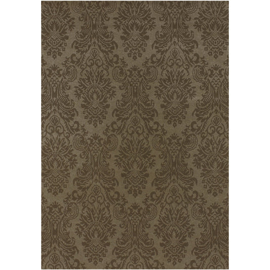 Terran Rug - 1028 by Surya in chocolate. Made from 100% new zealand wool in a unique style.